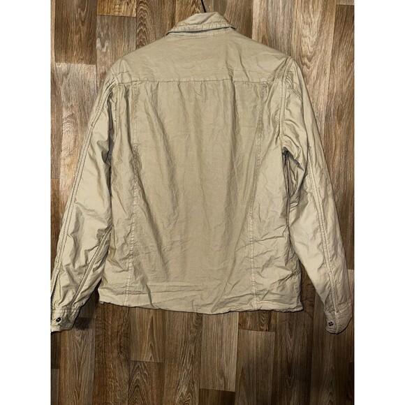 Carbon2Cobalt Men's Gearshift Shacket Wheat Beige Full Zip and Snap, Size XL - Picture 2 of 7
